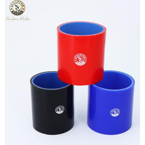 0 degree Straight Silicone Hose/Tube 51 57 63 70 76MM Rubber Joiner Tube for Intercooler Cold air intake Pipe 1pcs