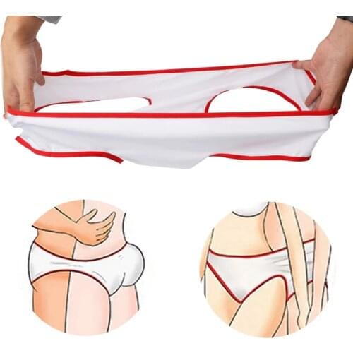 New Double Couple Sexy Panties Women Men Underwear Cotton Panties Uniform Temptation Stretch Knitted Sexy Erotic Lingerie BDSM