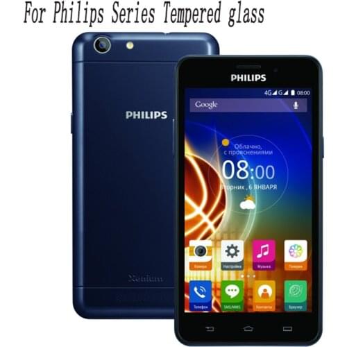 2PCS Screen Protector For Philips Xenium X818 V377 V526 X586 S326 X588 V787 S386 S327 S318 S257 Tempered Glass Film Protective