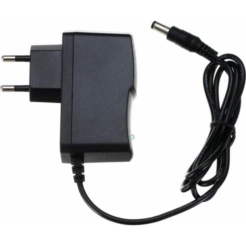 1pc EU Plug Power Supply AC 100-240V DC 9V 1A Converter Adapter Power Supply 1000mA 9W Connection 5.5*2.5 mm For Light