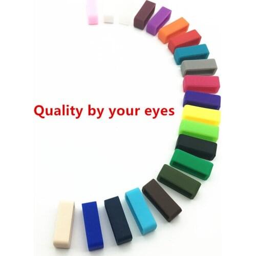 10pcs Watchbands Ring Loop Silicone Rubber Watch Strap Holder Locker Watch Accessories Mutil-colors 14 16 17 18 19 20 22 24 26mm