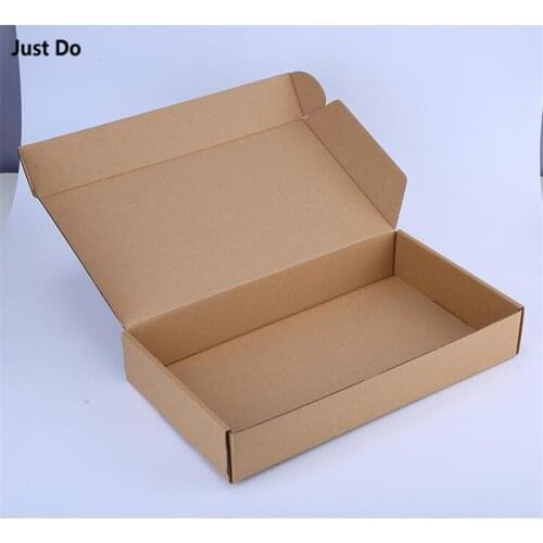 17*10.5*2cm 50pcs Kraft Paper Mailing Box Express Transportation Corrugated Packing Box