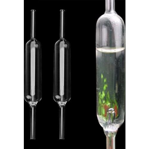 2x Clear Aquarium Fish Tank Carbon Dioxide CO2 Refinement Reactor Straight
