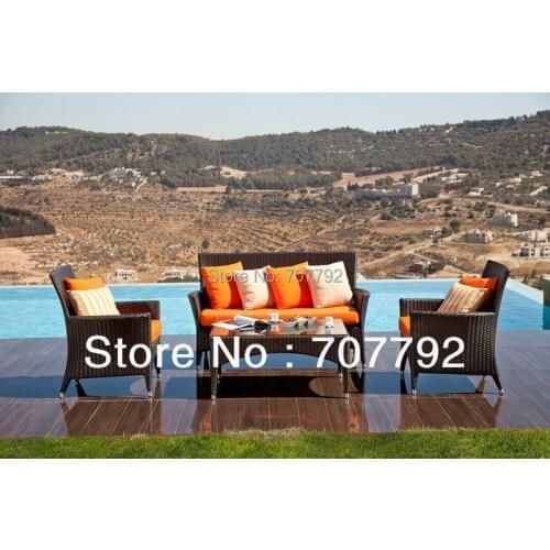 2013 New Design patio rattan furniture cafe sets