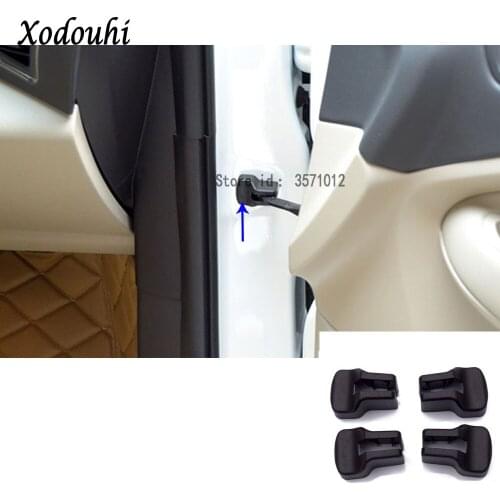 For Peugeot 301 2014 2015 2016 2017 car body anti rust water proof Door lock key keys Plastic buckle Limit device trims 4pcs