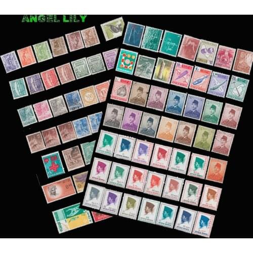 95 PCS Indonesia New and Used Vintage Old Postage Stamps For Collection