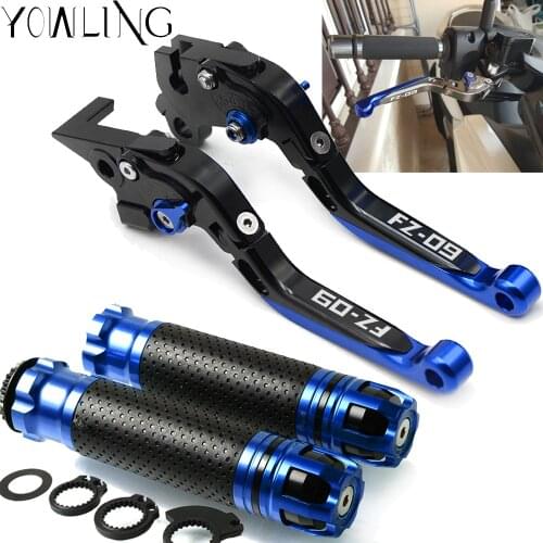 Motorcycle Accessories Brake Clutch Levers Handlebar grip Handle Hand Grips For YAMAHA FZ09 FZ-09 FJ09 2014 2015 2016 2017 2018