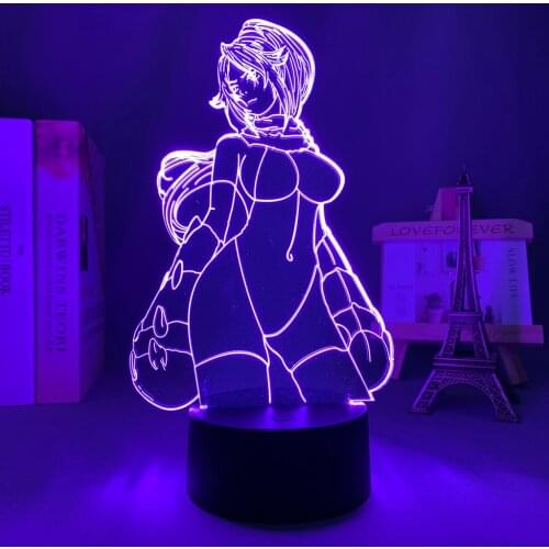 Anime 3d Lamp Bleach Yoruichi Shihouin for Bedroom Decor Nightlight Cool Birthday Gift Acrylic Led Night Light Bleach