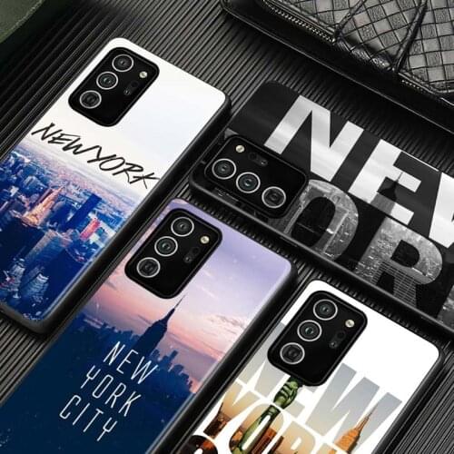 NEW YORK City for Samsung S20 FE Ultra Plus A91 A81 A71 A51 A41 A31 A21S A11 A72 A52 A42 A32 A12 A02S Phone Case