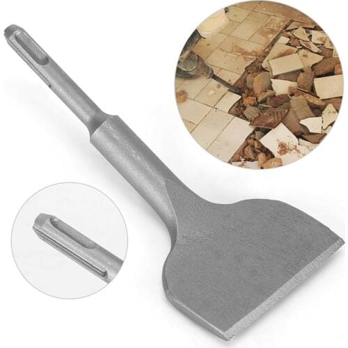 Electric Pick Chisel Concrete Drilling Accessories SDS-Plus Tile Flat Chisel 180x75x17mm Curved Flat Tile Chisel Chrome Steel