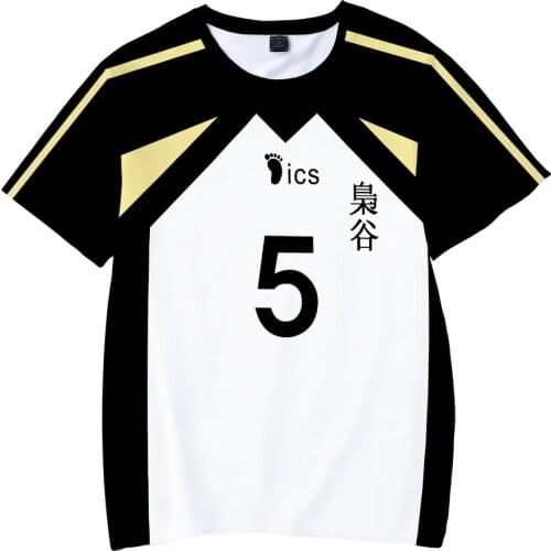 Superhero black Boys 3D Cool Short Sleeve T-Shirt Summer Cool Casual Soft Men/women/Kids Cute T-shirt haikyuu Shirt