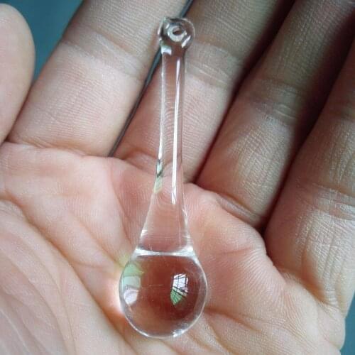 50pcs/lot 15*55mm clear Water drop Raindrop Chandelier Crystal Ceiling Lamp Lighting Hanging Drop Pendant Crystal DIY