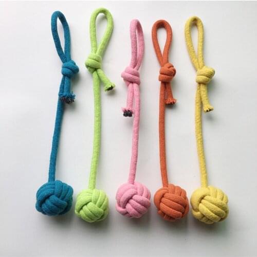 20 PCS Dog Toys Cotton Rope Ball Rat Node Type Hard and Solid Chewing Molar Toy Fun and Relaxing for Puppy Dog Toys Pet Supplies