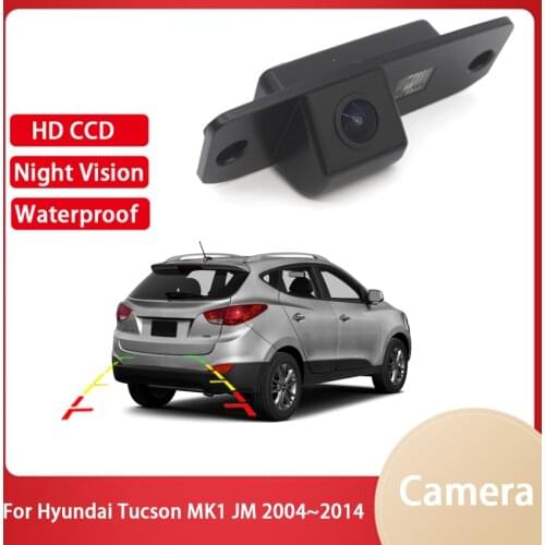 Rear View Camera For Hyundai Tucson MK1 JM 2004 2005 2006 2007 2008 2009 2010 2011 2012 2013 2014 HD Night Vision Parking Camera