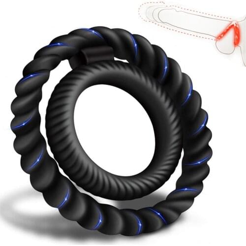 Cock Ring Penis Sex Toys for Men Scrotal Bind Delay Ejaculation Stimulation Clitoris Strapon Masturbator Dick Penisrings Sextoys