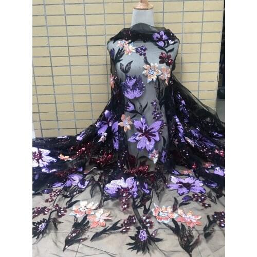 African lace fabric high quality lace fabric latest SYJ-20981 french nigerian lace fabric tulle african
