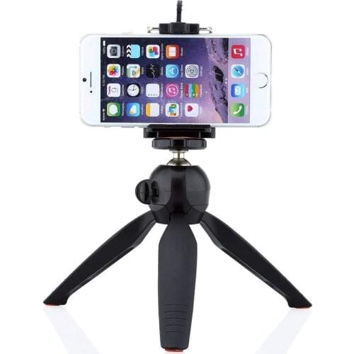 YT228 Mini Portable Tripod+Phone Holder Clip Desktop Tripod For Canon Nikon Sony SLR/Digital Camera Smartphone Accessories