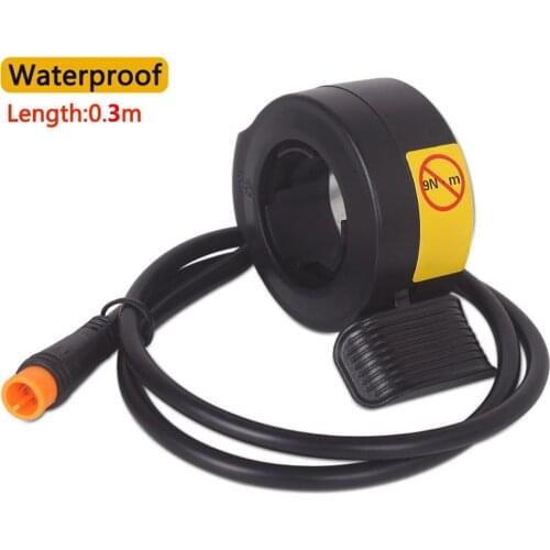 1pcs Thumb Finger Trigger For Electric Bike Ebike Scooter Sm Interface Waterproof Handlebars Throttle Replacement Part accessory