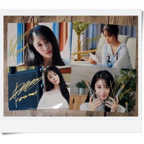 T-ARA TARA Park Ji Yeon Autographed Photo Whats my name 4 photos set 4*6 free shipping 062017
