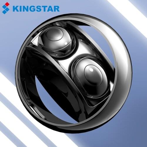 KINGSTAR Bluetooth Earphone TWS Wireless Earbuds Bass Sound In Ear Headphones with Mic Sport Music Star Ring Headsets for Phone