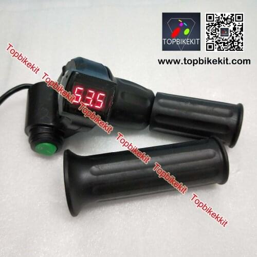 24V / 36V / 48V / 60V Half Twist Throttle Handlebars LED Display with Cruise function for ebike e-scooter