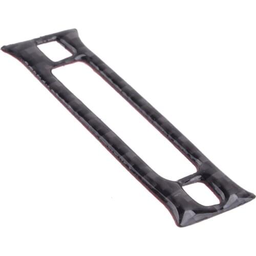 Interior Rear Air Vent Outlet Trim Cover Decoration Car Carbon Fiber fit for Infiniti Q50 Q60 2014 2015 2016 2017 2018 2019