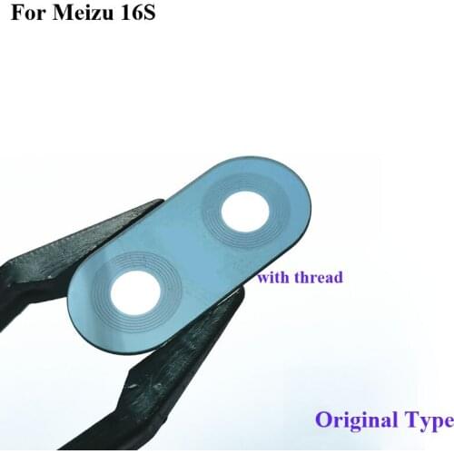 High quality For Mei zu 16S 16 S Back Rear Camera Glass Lens Repairment Repair parts test good Meizu16S 16S