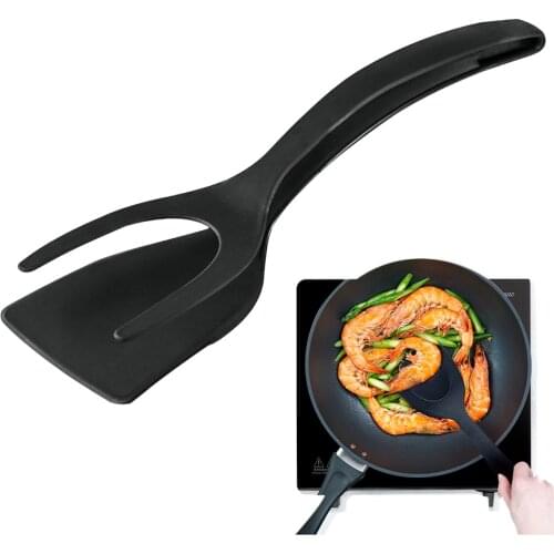2 in 1 Non Stick Bread Egg Turners Fried Steak Shovel Heat Resistant Spatula For Egg Steak Frying Grilling Kitchen Cooking Tool