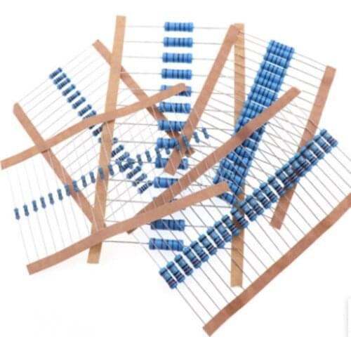 50PCS 1/4W 1/2W 1W 2W 3W 27K 30 33K 36K 1% Metal film resistor