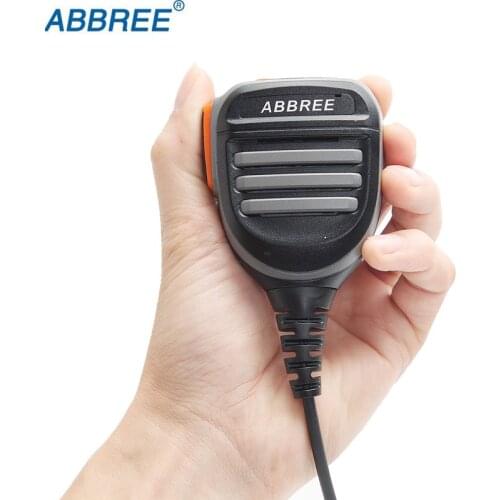ABBREE 2 Pin PTT Speaker Mic Microphone For Motorola GP68/GP88/GP300/2000/CT150/P040/Pro1150 HYT TC-500 Walkie Talkie Ham Radio