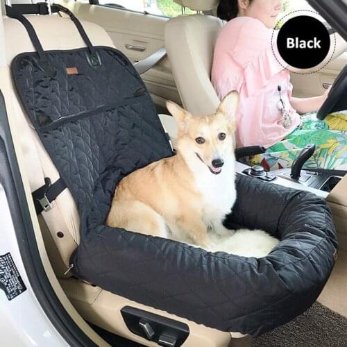 Small Medium Dog Car Seat Bed Travel Dog Car Seats for Dogs Front Back Seat Indoor Car Use Pet Car Carrier Bed Cover Removable