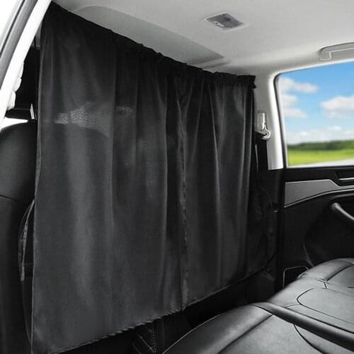Car Isolation Curtain Sealed Taxi Cab Partition Protection Commercial Vehicle Air-conditioning Sunshade Privacy Curtain
