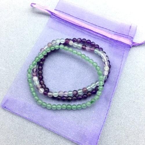 4 MM Small Round Bead Women Bracelet Nature Stone Garnet Citrine Jades Rose Quartzs Red Tiger eye Aquamarines Crystal