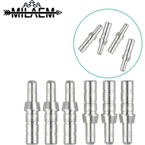 30/50 Pcs Archery Nock Pin Arrow Aluminum Alloy Nock Pin for 4.18-4.2mm Arrow Shaft Compound Bow Hunting Shooting Accessories