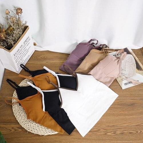 Elastic Gathering Bralette Push Up Bra Summer Anti-light Korean Style Wild Bra Tube Top Sexy No Rims Bra Crop Top Sports Bras