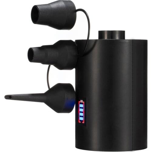 Electric Air Pump Inflatable Pump Rechargeable Air Mattress Quick-Fill Inflator Pumps for Camping Inflatable Cushions Pool Toy