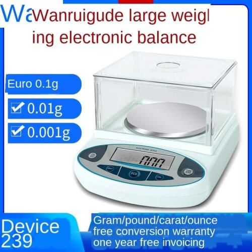 Electronic Balance Scale Laboratory 0.01g Small Precision Says 0.1 Commercial Use High Precision 0.01 Gram Weight Said