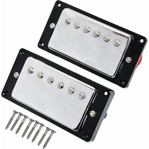 Humbucker Double Coil Pickups Neck and Bridge Compatible with LP Style Electric Guitar for Guitar Parts Replacement Set