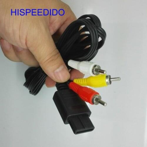 HISPEEDIDO 6ft 1.8m Audio TV Video Cord AV Cable to RCA for Super Nintendo GameCube N64 SNES