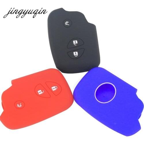 Jingyuqin 30pcs/lot Silicone car Key Case For Lexus CT200h ES 300h IS250 GX400 RX270 RX450h RX350 LX570 Key Cover