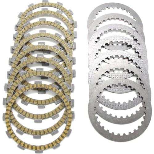 Motorcycle Clutch Friction Disc Plate Kit For Suzuki GSX600 Katana GSX750F GSX750W GSF650 GSF650S Bandit 21441-37430 21442-37401