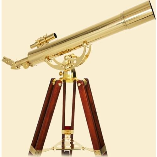 Celestron Ambassador 80AZ Brass 80mm f/10 Refraction Astronomical Telescope with Mount and Tripod 21034