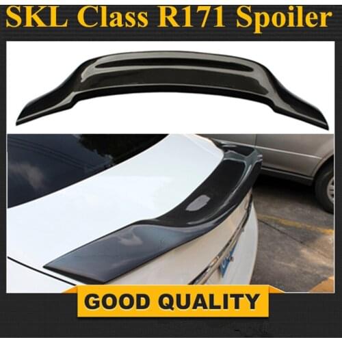 SLK Class R171 Model Carbon Fiber Gloss Black Renntech Style Rear Trunk Spoiler for Mercedes R171 Car Styling 2006 - 2011