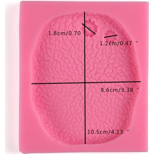 Sugarcraft Flower Grassland Lace Texture Silicone Mold Fondant Mold Cake Border Decorating Tools Chocolate Gumpaste Baking Mold