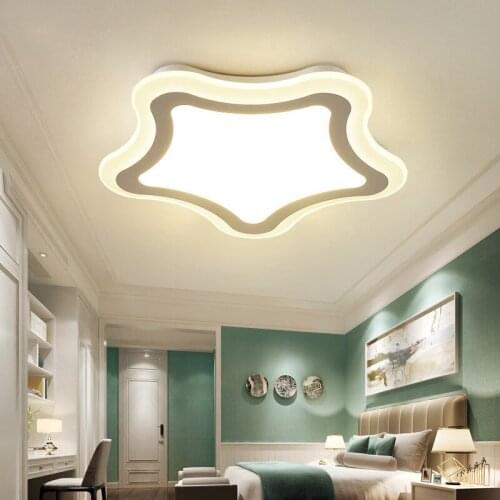 Led Star Ceiling Light Remote Control For Living Childrens Room Hall Study Bedroom Kitchen Home Chandelier Modern Decor Lamp