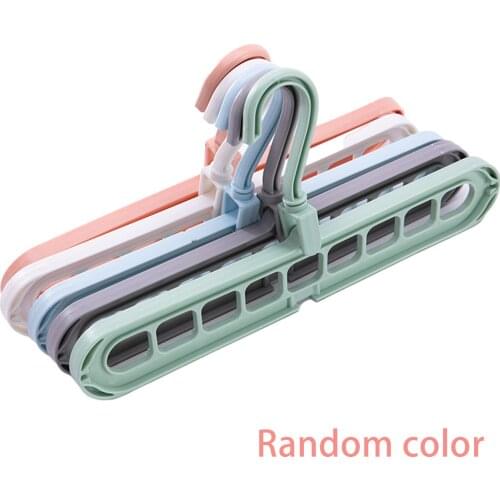 Clothes Hanger Multi-Port Clothing Rack Closet Organizer Plastic Drying Rack Storage Clothes Hangers For Dormitory And Apartment
