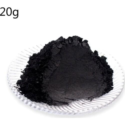 Bright Black Bamboo Charcoal Black Food Grade Coloring Powder 20g Black Food Decoration Coloring Cake Baking Ingredients