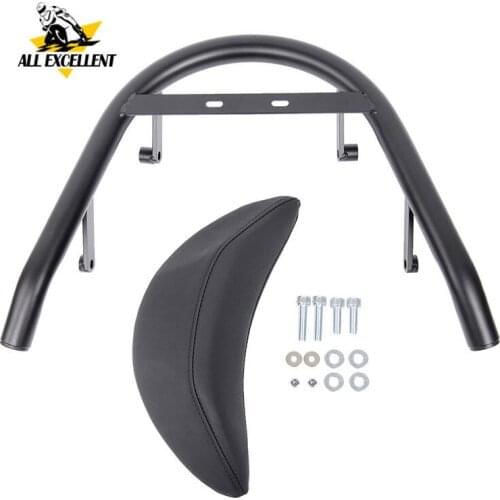 For 2017-2018 Honda Forza 300 Rear BACKREST Black Steel Leather Cushion Pad Passenger back Support Holder Fast EMS shipping