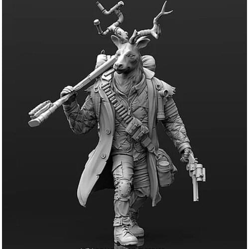 1/24 Resin Character Model Science Fiction Stag Knight R261