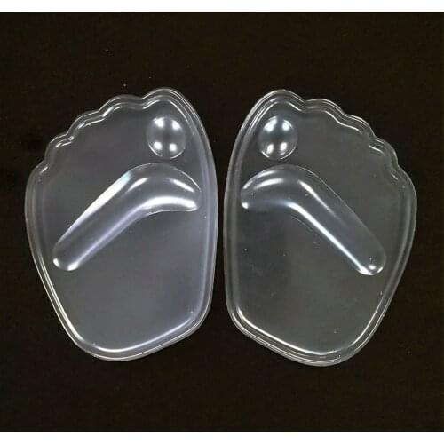 1Pair Women High Heel Cushion Support Inserts Pads Anti-Slippery Shoes Insoles Forefoot Soft Silicone Gel Insert Shoe Pad Hot